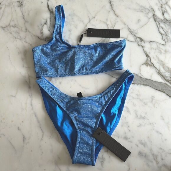 TRIANGL MELROSE CHEEKY MARINA SPARKLE NO BAG NEW WITH TAGS - Picture 4 of 8